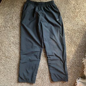 Nike Men's Gray Track Pants Nylon Material